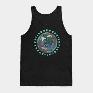 Book cat Tank Top